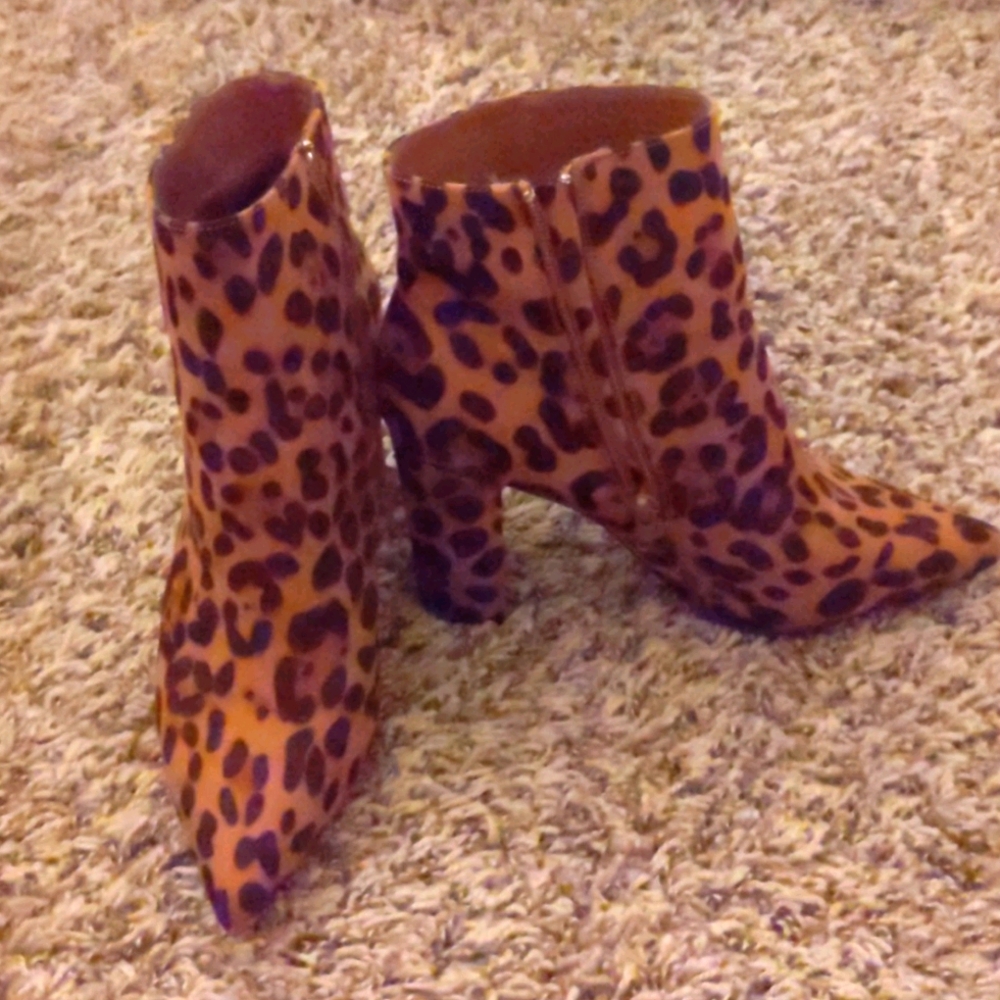 Leopard Ankle boots